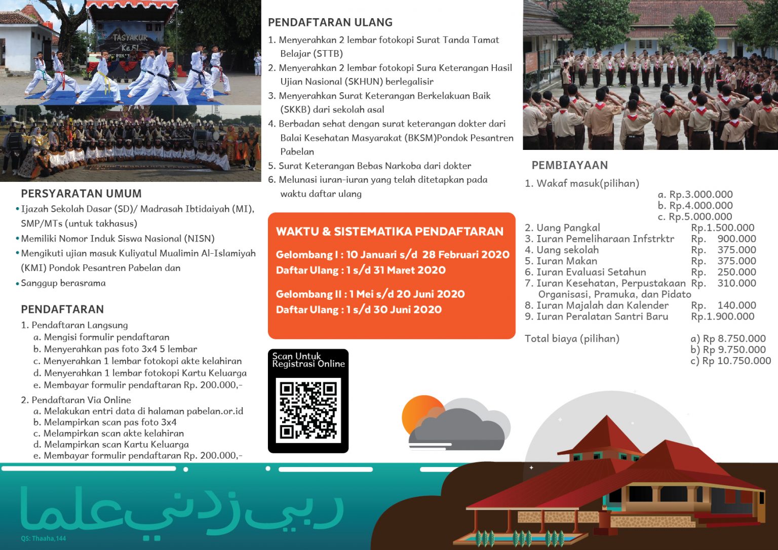 Download Brosur Pondok Pesantren Pabelan 2020 Pondok